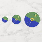 クリスマス島国旗 コンフェッティ (正面)