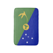 クリスマス島国旗 バスマット (正面縦)