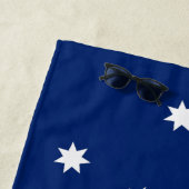 クリスマス島国旗 ビーチタオル (インサイチュ)