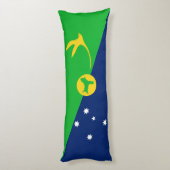 クリスマス島国旗 ボディピロー (裏面 (縦))