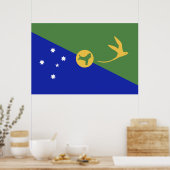 クリスマス島国旗 ポスター (キッチン)