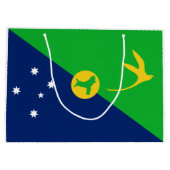 クリスマス島国旗 ラージペーパーバッグ (裏面)