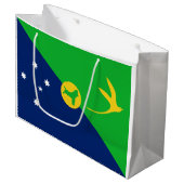 クリスマス島国旗 ラージペーパーバッグ (正面アングル)