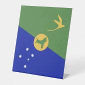 クリスマス島国旗 台座サイン (正面)