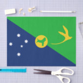 クリスマス島国旗 薄葉紙 (クラフト)