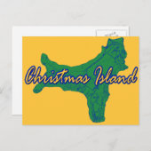 クリスマス島 シーズンポストカード (正面/裏面)