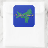 クリスマス島 スクエアシール (バッグ)