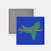 クリスマス島 マグネット (正面/裏面)