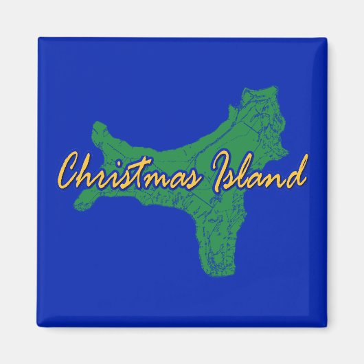 クリスマス島 マグネット (正面)