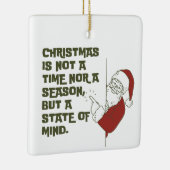 クリスマス州 セラミックオーナメント (右)