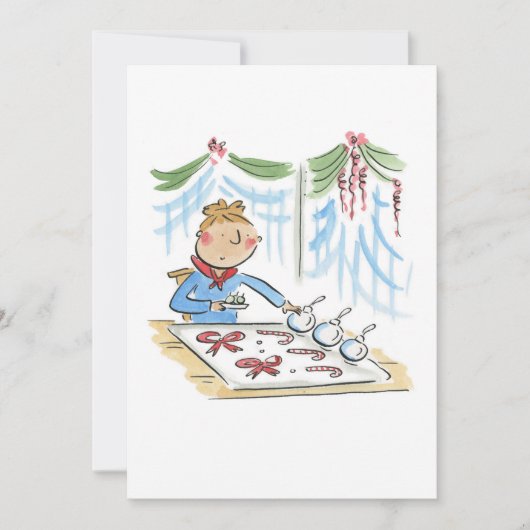 クリスマス工芸品 招待状 (正面)