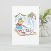 クリスマス工芸品 招待状 (スタンド正面)