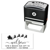 クリスマス差出人住所サンタクロスレイ セルフインキングスタンプ (インサイチュ)