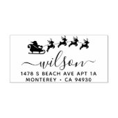 クリスマス差出人住所サンタクロスレイ セルフインキングスタンプ (デザイン)