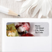 クリスマス差出人住所ラベルまたは好意の贈り物ラベル ラベル (インサイチュ)