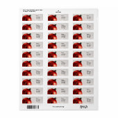 クリスマス差出人住所ラベルまたは好意の贈り物ラベル ラベル (フルシート)