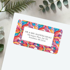 クリスマス差出人住所ラベルテンプレート ラベル