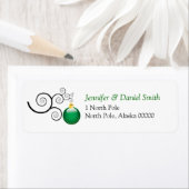 クリスマス差出人住所ラベル ラベル (インサイチュ)