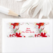 クリスマス差出人住所ラベル ラベル (インサイチュ)