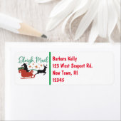 クリスマス差出人住所 ラベル (インサイチュ)