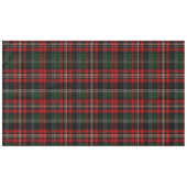 クリスマス市松模様にスコティッシュの赤と緑のパターン テーブルクロス (正面(横))