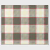 クリスマス市松模様にパターン ラッピングペーパー (フラット)