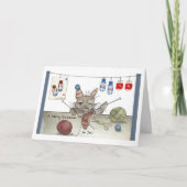 クリスマス帽 カード (正面)