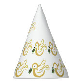 クリスマス平和の鳩パーティー帽子 パーティーハット (右)