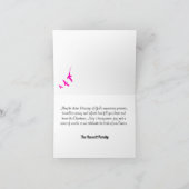 クリスマス平和キリスト教信仰の鳩 シーズンカード (内部)