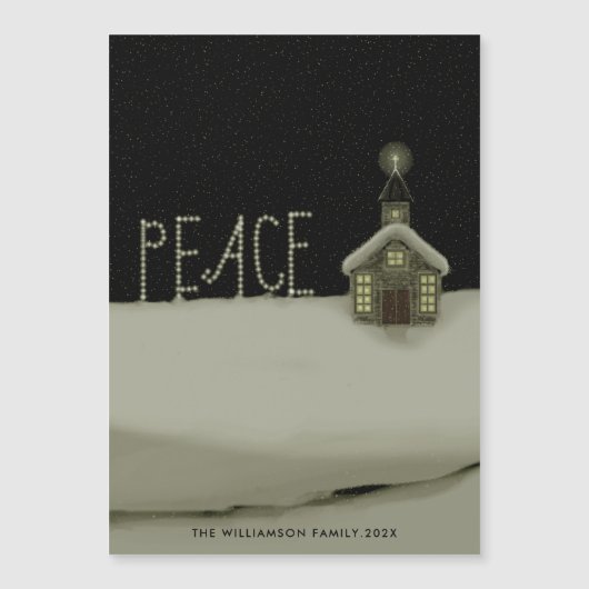 クリスマス平和クリスマスプレゼント・カード (正面)