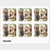 クリスマス平和 スクエアシール (シート)