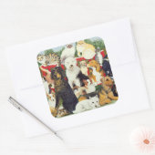 クリスマス平和 スクエアシール (封筒)