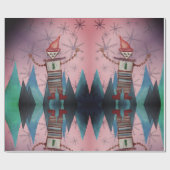 クリスマス年末年始ラッピング紙 ラッピングペーパー (フラット)