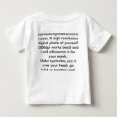 クリスマス幽霊1942 ベビーTシャツ (裏面)