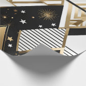 クリスマス幾何形状折り返し紙 ラッピングペーパー (角)