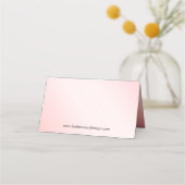 クリスマス座席表 プレイスカード (裏面)