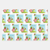 クリスマス座標予測できな鳥3 ラッピングペーパーシート (正面2)