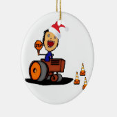 クリスマス建築 セラミックオーナメント (右)