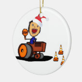 クリスマス建築 セラミックオーナメント (左)