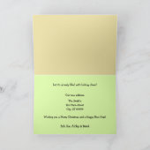 クリスマス引っ越しのお知らせカード シーズンカード (内部)