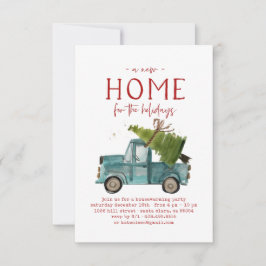 クリスマス引っ越し祝いパーティーパーティの招待状 招待状