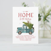 クリスマス引っ越し祝いパーティーパーティの招待状 招待状 (スタンド正面)