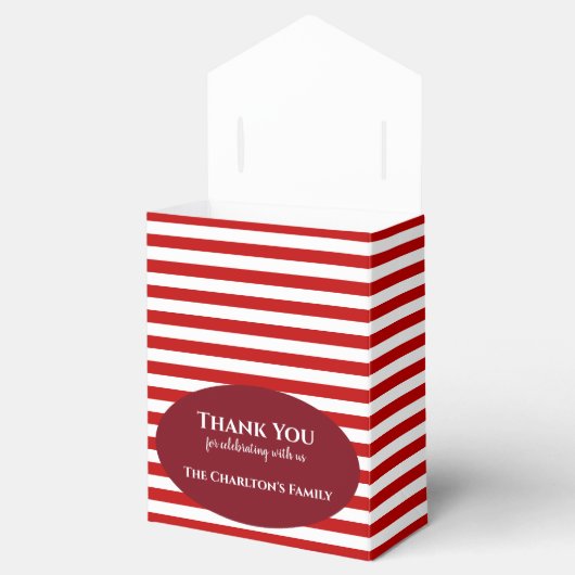 クリスマス引っ越し祝いパーティー雪コテージ水彩 フェイバーボックス (オープン)