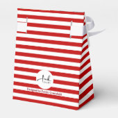 クリスマス引っ越し祝いパーティー雪コテージ水彩 フェイバーボックス (裏面サイド)