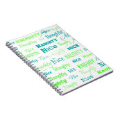 クリスマス引用文いけなおもしろいまたはニース ノートブック (右側)