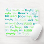 クリスマス引用文いけなおもしろいまたはニース マウスパッド (マウス)