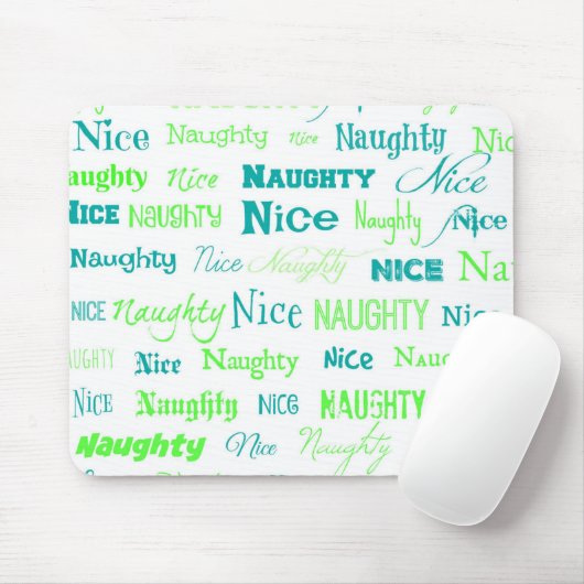クリスマス引用文いけなおもしろいまたはニース マウスパッド (マウス)