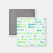 クリスマス引用文いけなおもしろいまたはニース マグネット (正面/裏面)