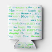 クリスマス引用文いけなおもしろいまたはニース 缶クーラー (裏面)