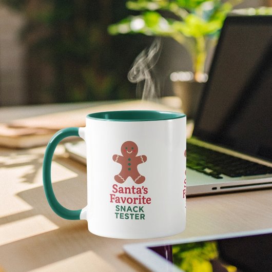 クリスマス引用文おもしろいスナック試験歯肉パン マグカップ